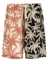 PALM ANGELS PALM ANGELS 'PATCHWORK PALMS' BERMUDA SHORTS