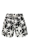 PALM ANGELS PALM ANGELS SWIMSUIT WITH PALM TREE PRINT