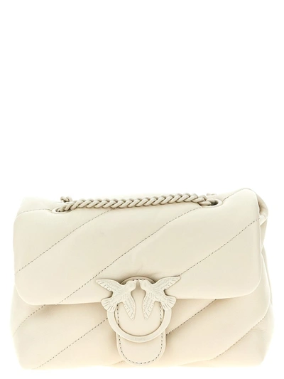 Pinko Love Puff Mini Crossbody Bag In White