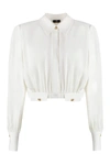 Elisabetta Franchi Body Chain-detail Blouse In White