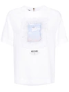 Moschino Graphic-print Crepe T-shirt In White
