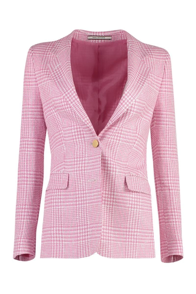 Tagliatore J-parigi Single-breasted Two-button Jacket In Pink