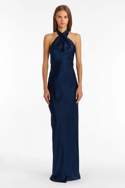 AMANDA UPRICHARD JADE SILK MAXI