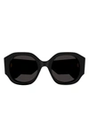 Chloé Women's Naomy 53mm Acetate Round Sunglasses In Black