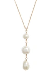 SET & STONES CLOVE FRESHWATER PEARL NECKLACE