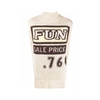 Jil Sander Slogan Print Vest Pullover Men In Neutral
