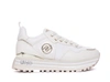 Liu •jo White Maxi Wander Sneakers In Bianco