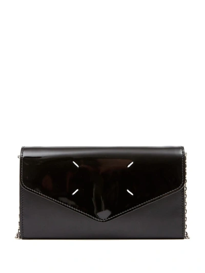 Maison Margiela Wallet With Chain In Black