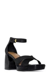 DONALD PLINER TRISTA ANKLE STRAP PLATFORM SANDAL