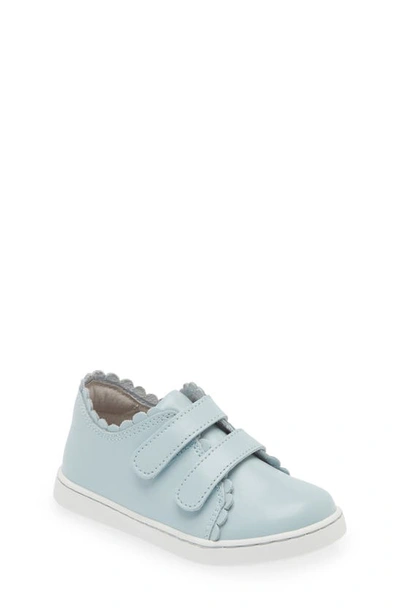 L'amour Kids' Caroline Scallop Sneaker In Light Blue