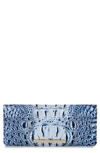 Brahmin Ady Leather Wallet In Coastal Blue Melbourne