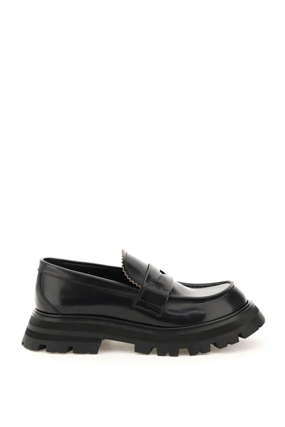 ALEXANDER MCQUEEN ALEXANDER MCQUEEN WANDER LEATHER MOCCASIN