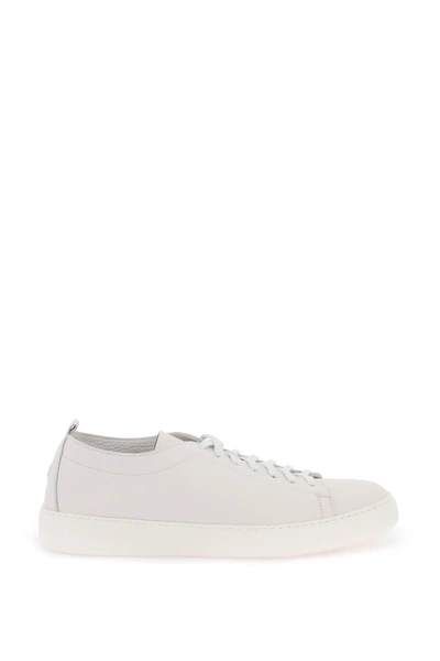 Henderson Leather Sneakers In Grey