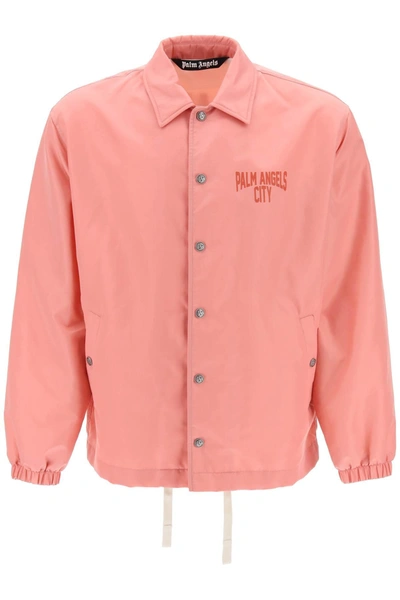 Palm Angels Outerwears In Pink