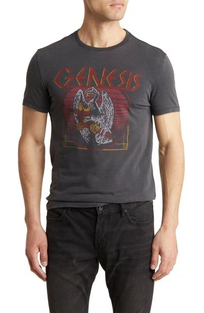 John Varvatos Men's Genesis Eagle Crewneck T-shirt In Black