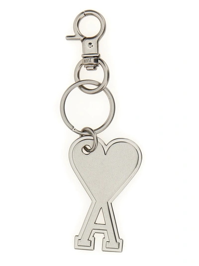 Ami Alexandre Mattiussi Adc Keyring Silver