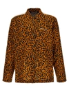 PALM ANGELS CHEETAH TRACK SHIRT, BLOUSE MULTICOLOR