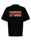 DSQUARED2 GET NAKED T-SHIRT BLACK