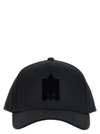 MACKAGE LOGO CAP HATS BLACK
