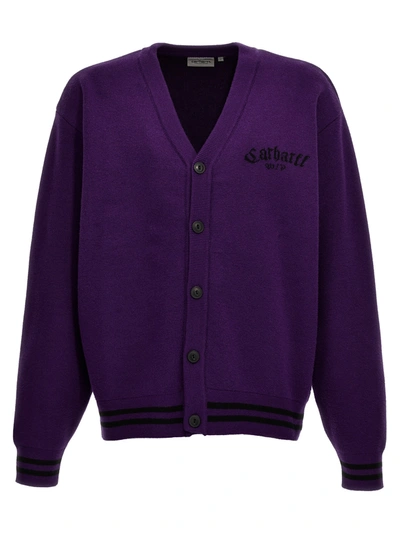 CARHARTT ONYX SWEATER, CARDIGANS PURPLE