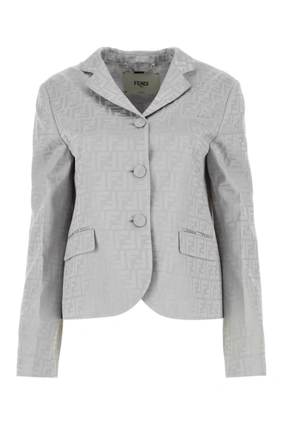 Fendi Jackets And Vests In Grey