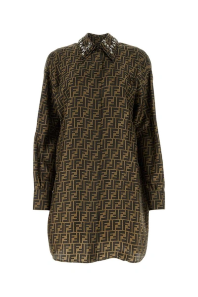 Fendi Camicia-40 Nd  Female In Brown