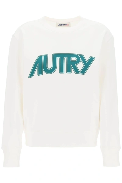 Autry Cotton Sweatshirt In White