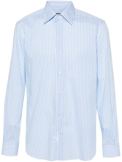 Barba Neck Shirt Clothing In Blue