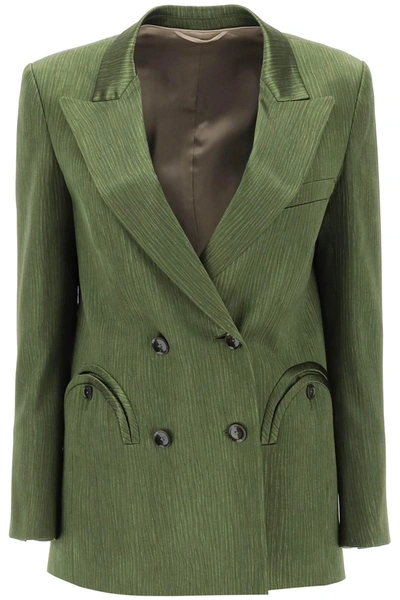 Blazé Milano Everyday Sexy Fish Blazer In Green