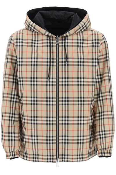 Burberry Giacca Reversibile Stretton In Multicolor