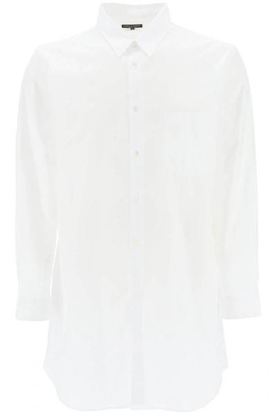 COMME DES GARÇONS HOMME DEUX COMME DES GARCONS HOMME PLUS MAXI SHIRT IN POPLIN