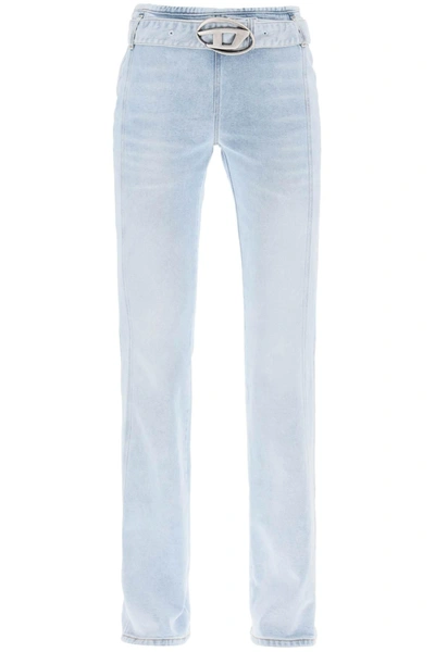 Diesel D-ebbey Flared Jeans In Blue