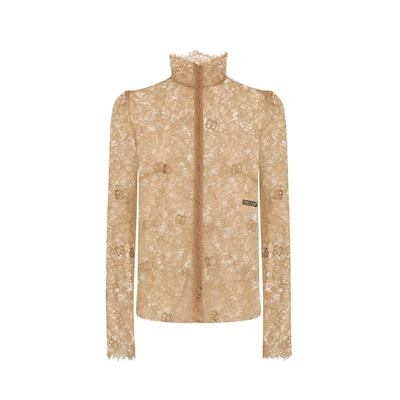 Dolce & Gabbana Top Clothing In Beige