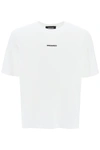 DSQUARED2 DSQUARED2 SLOUCH FIT T SHIRT WITH LOGO PRINT