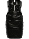 RICK OWENS RICK OWENS SHORT DRESS WITH CUT-OUT