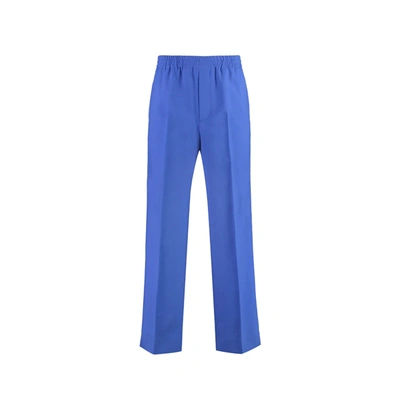 Gucci Wool Pants In Blue