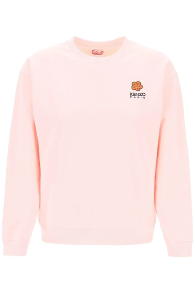 KENZO KENZO CREW NECK SWEATSHIRT WITH EMBROIDERY