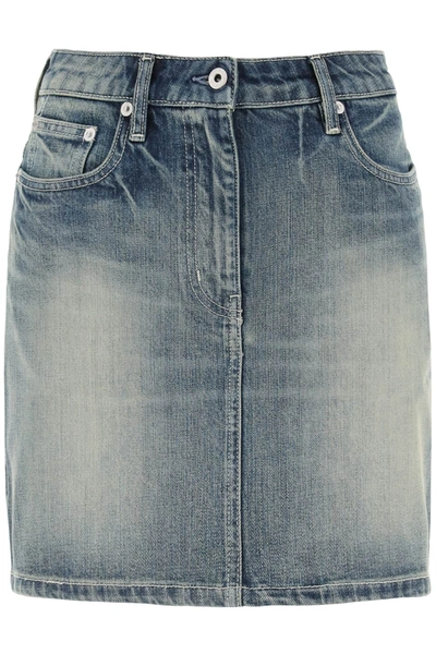 KENZO KENZO JAPANESE DENIM MINI SKIRT