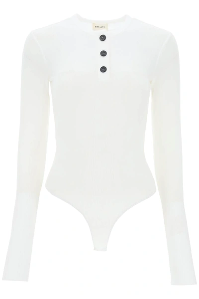 KHAITE KHAITE JANELLE RIBBED BODYSUIT