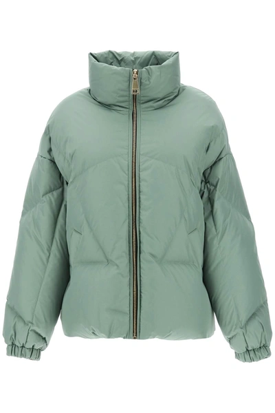 Khrisjoy Moon Quilted Puffer Jacket In Green