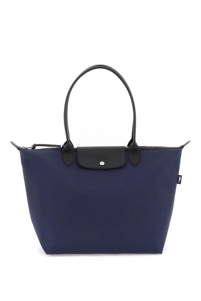 Longchamp Tote Bag L Le Pliage Energy In Navy