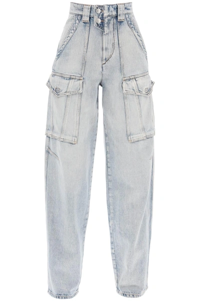 Isabel Marant Étoile Jeans Cargo Heilani In Beige