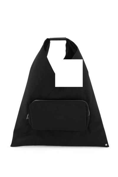 Mm6 Maison Margiela Classic Japanese Tote Bag In Black