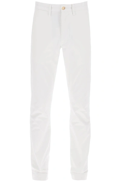 Polo Ralph Lauren Chini Pants In Cotton In White