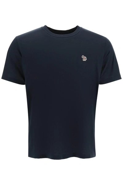 Ps By Paul Smith Organic Cotton T-shirt In Blue