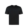 Saint Laurent Tonal Logo T-shirt In Black
