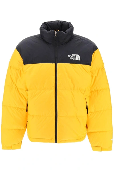The North Face 1996 Retro Nuptse Puffer Jacket In Yellow, Black