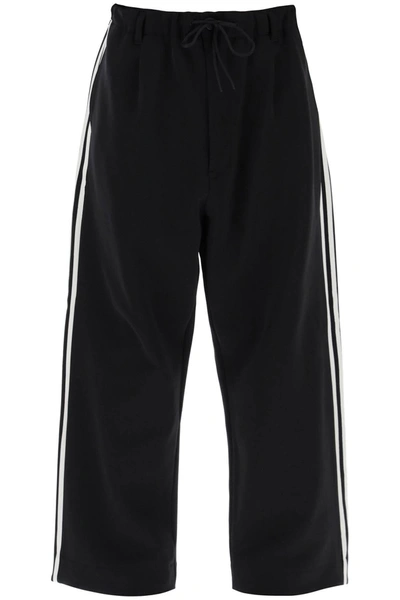 Y-3 3-stripes Jogger Trousers In Black