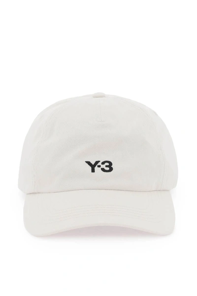 Y-3 Y 3 Hat With Curved Brim In Neutro