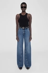 Anine Bing Briley Straight-leg Jeans In Blue